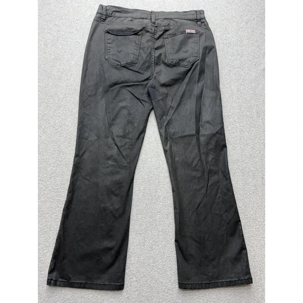 Hudson Bootcut Jeans Womens 32 Black High Rise Stretch Dark Wash Denim‎